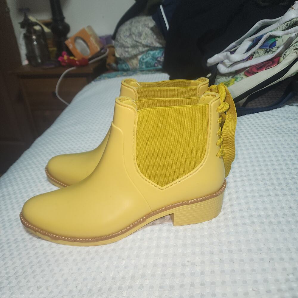 BERNARDO EUC WOMENS SZ 10 PAIGE RAIN BOOTIES ANTHROPOLOGIE BOOTS
